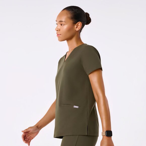 NWT FIGS "Casma" Three-Pocket Scrub Top & "Zamora" Joggers Scrub Pants-Sz:2 XLrg - Picture 11 of 17